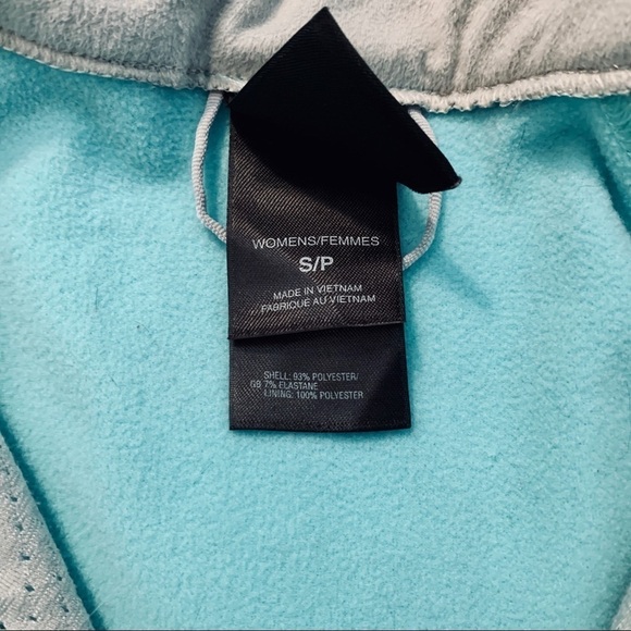 North Face Aqua Lightweight Zip Fleece Sz S - Picture 6 of 7